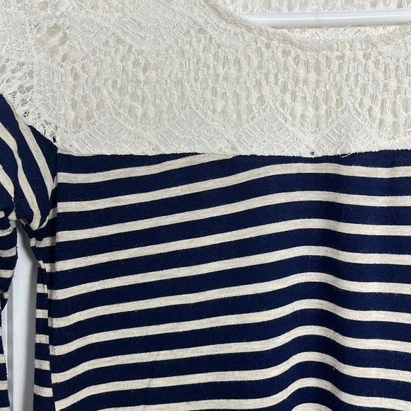 Eclipse Striped and Knit Blouse | Size XS - Picture 2 of 6
